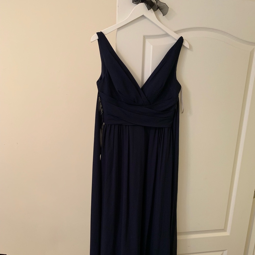 Navy bridesmaids, evening, or formal dress